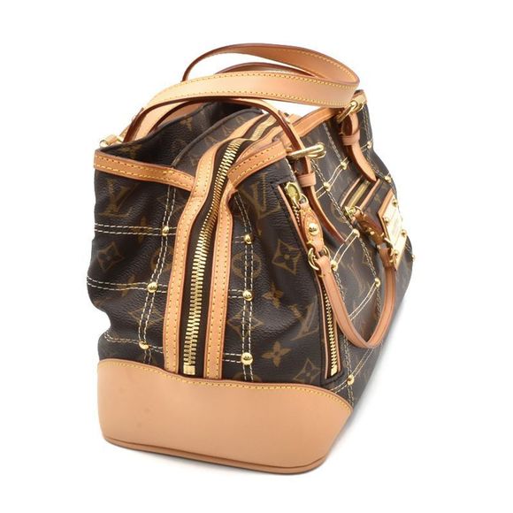 Riveting Monogram Canvas Shoulder Bag - Picture 6 of 7